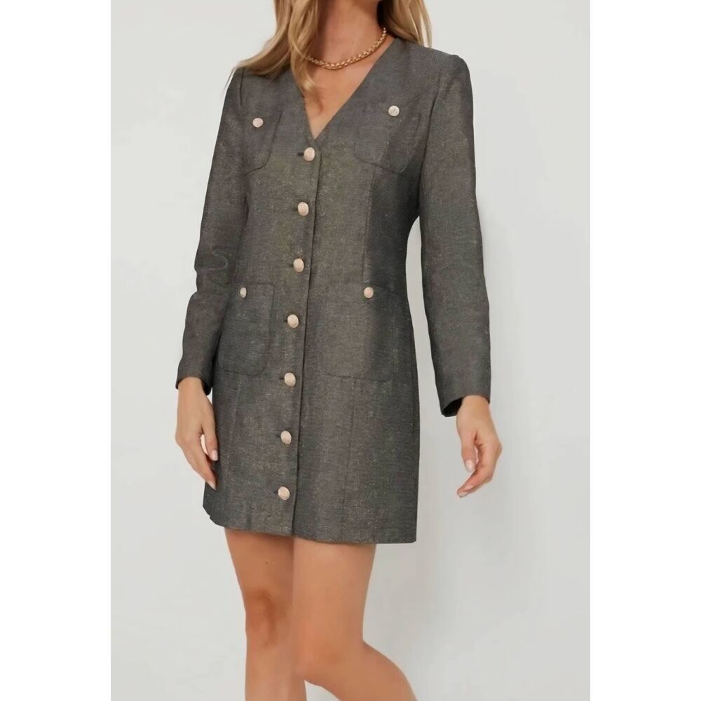 Tuckernuck Pomander Place Coventry Metallic Keira Dress sz Medium
